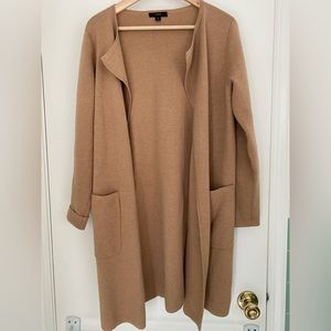J. Crew Juliette collarless sweater-blazer